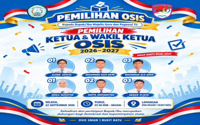 Menentukan Pilihan, Menumbuhkan Kepemimpinan dari Pemilihan OSIS SMA Negeri 1 Bukit Batu Periode 2026–2027