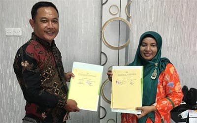 Tingkatkan Mutu Pendidikan SMAN 1 Bukit Batu MoU Dengan STIE Syari'ah Bengkalis